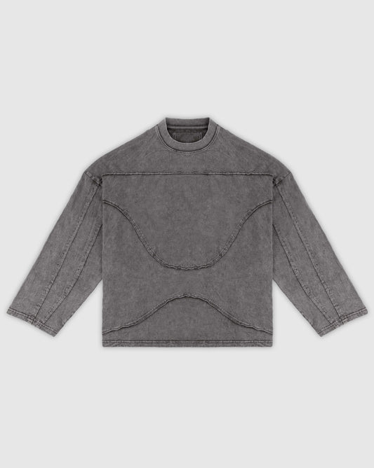 SS24 - (2IN1) REVERSIBLE SHIRT FADED GREY
