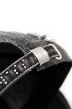 RAW DENIM CAP BLACK