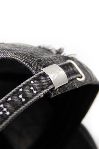 RAW DENIM CAP BLACK
